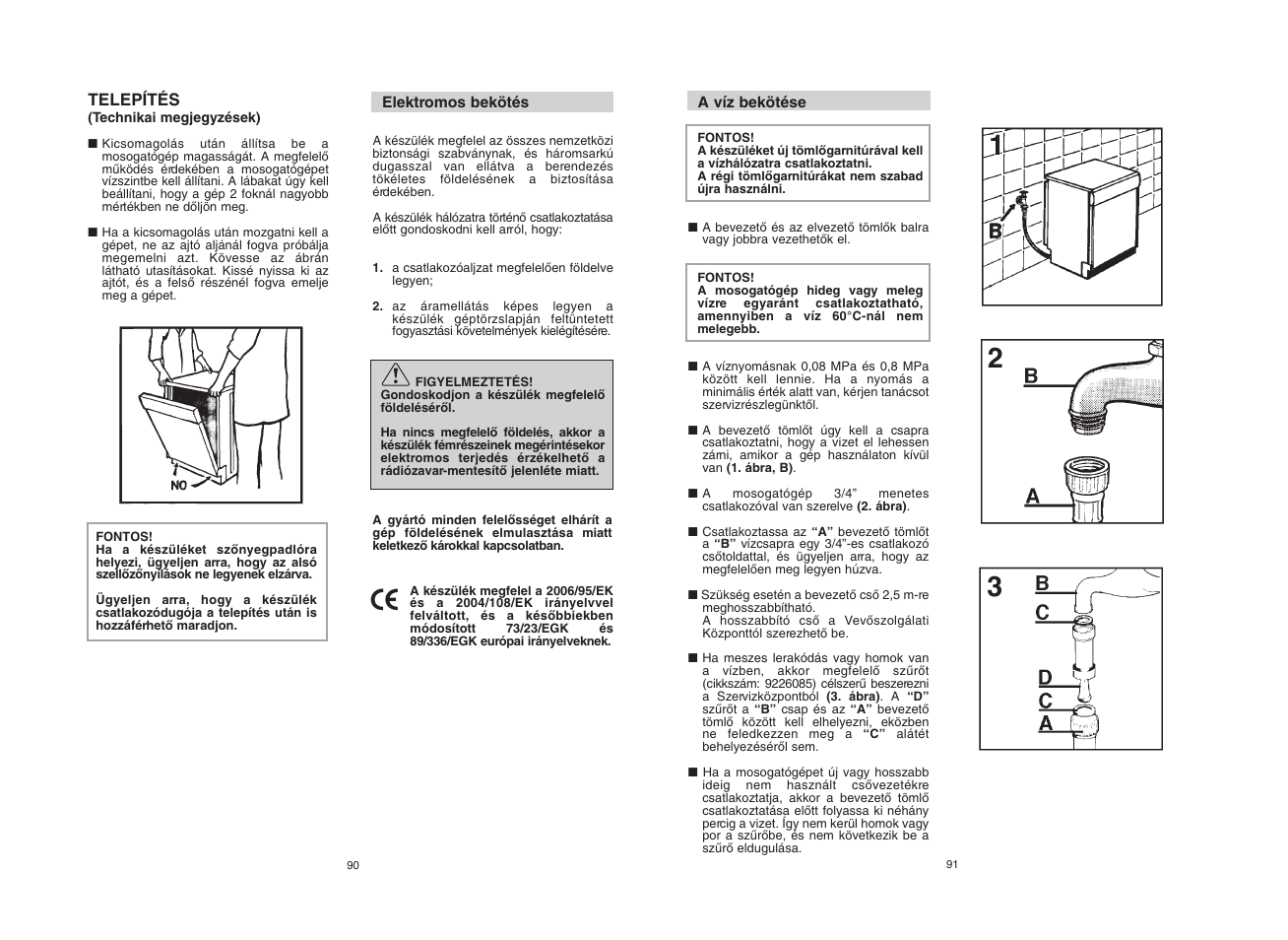 Candy CDF8 615 - S User Manual | Page 46 / 73