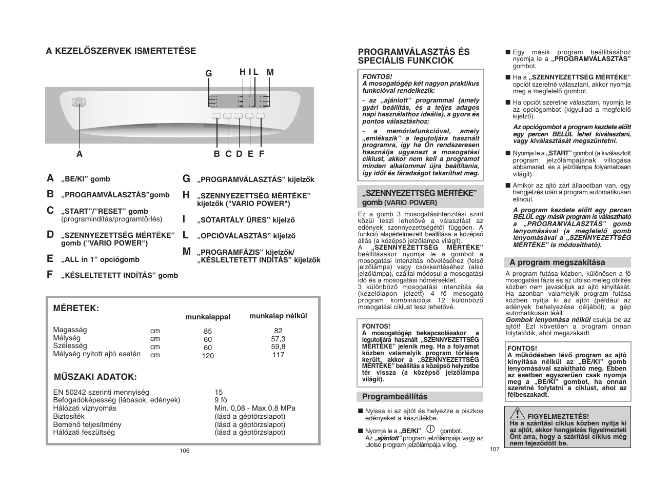 Candy CDF8 615 - S User Manual | Page 54 / 73