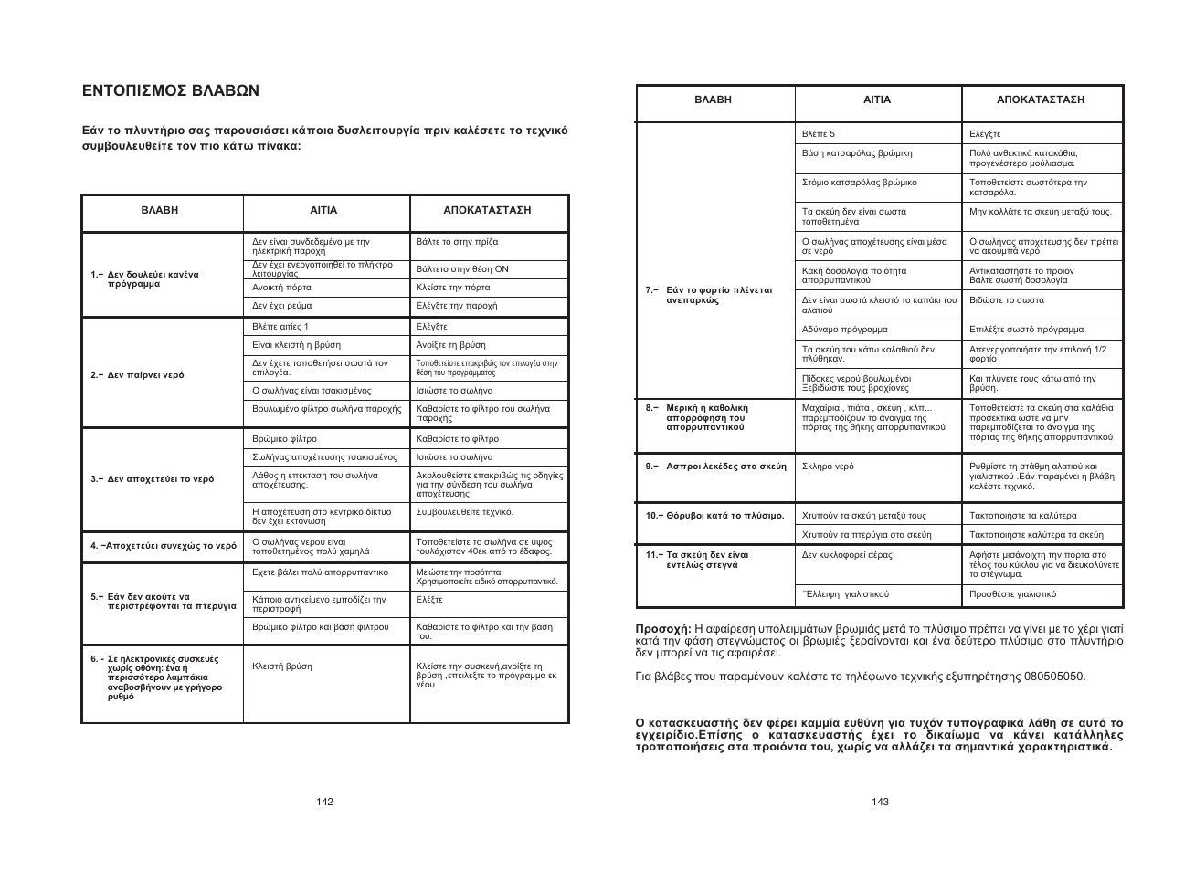 Candy CDF8 615 - S User Manual | Page 72 / 73