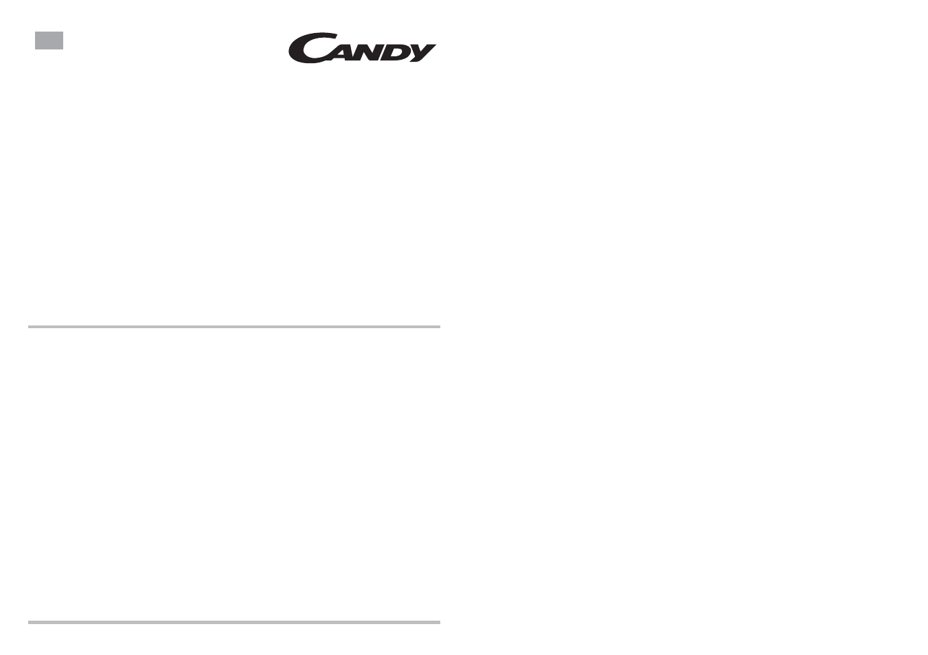 Candy CDI 2012 - 80 User Manual | 17 pages