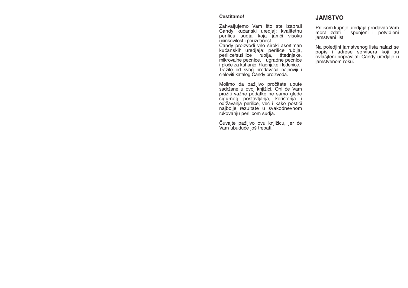 Candy LS CDI 1010 - S User Manual | Page 28 / 69