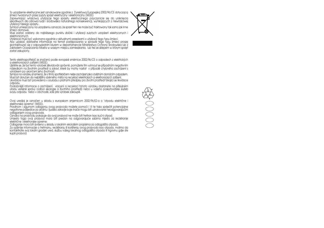 Candy LS CDI 1010 - S User Manual | Page 69 / 69