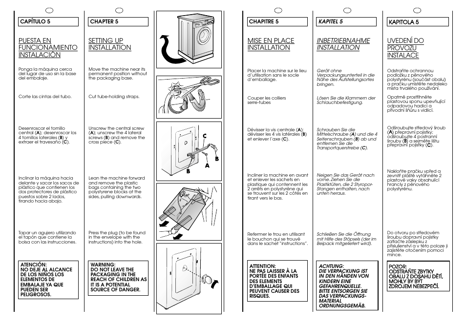 Candy CG 454 T User Manual | Page 9 / 33