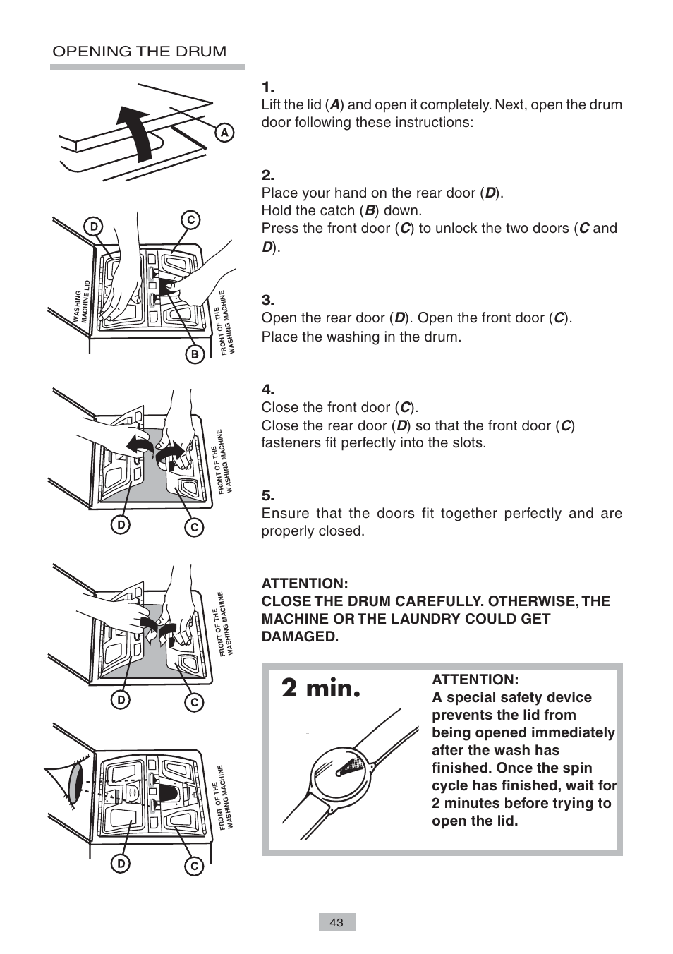 2 min | Candy LB CTS 60 SY User Manual | Page 5 / 12