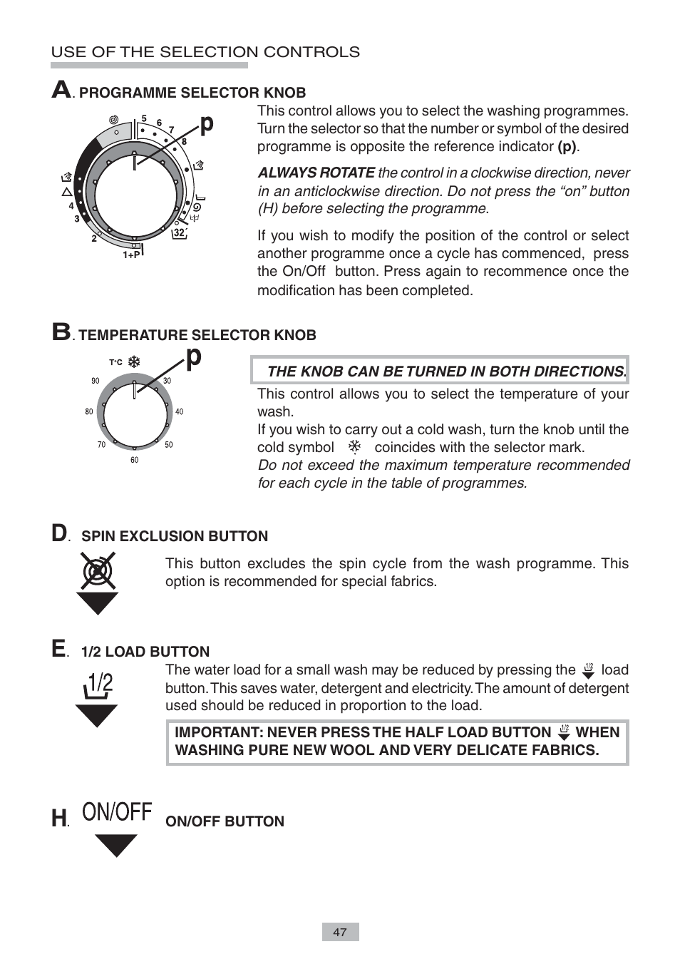 Candy LB CTS 60 SY User Manual | Page 9 / 12