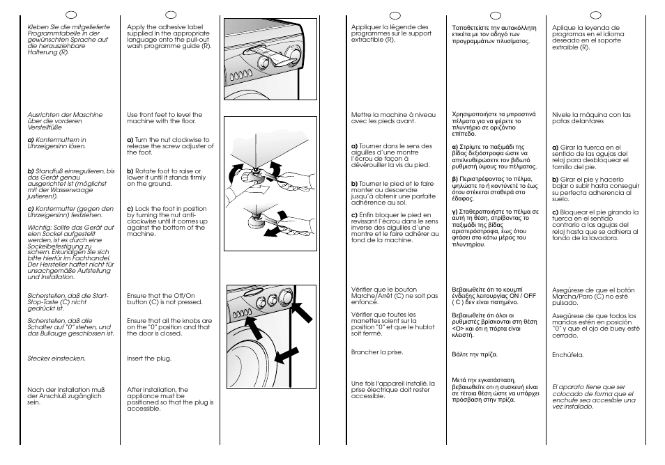 Ab c | Candy CJ 473 T User Manual | Page 11 / 33