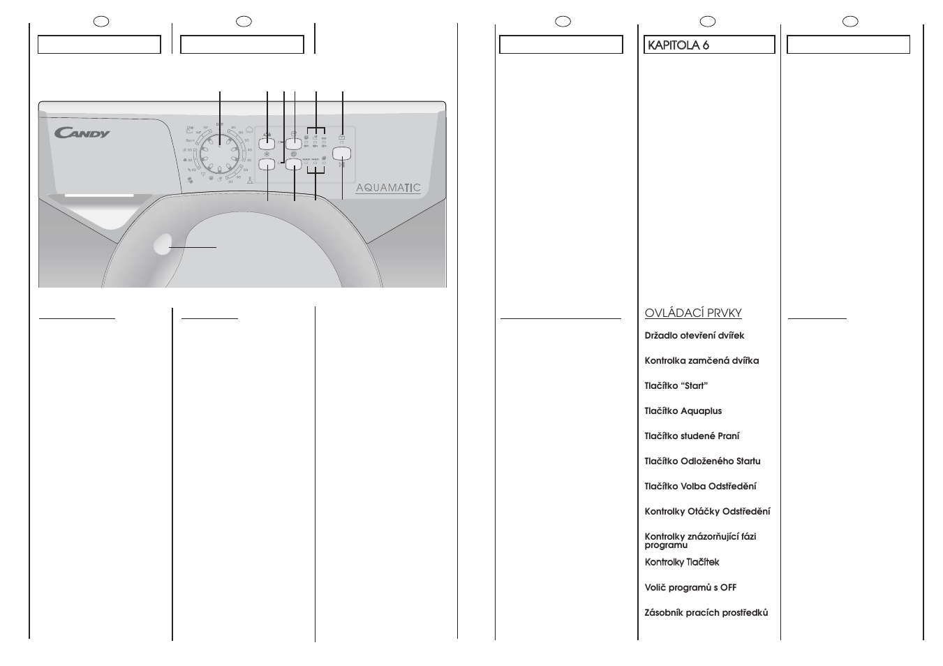 Candy AQUA 80F User Manual | Page 12 / 37