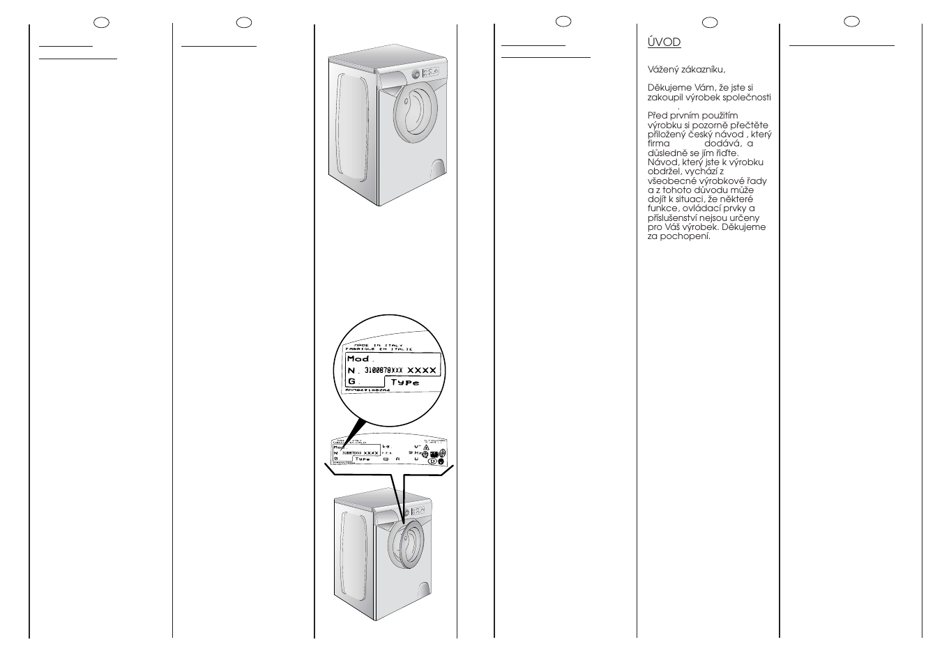 Candy AQUA 80F User Manual | Page 2 / 37