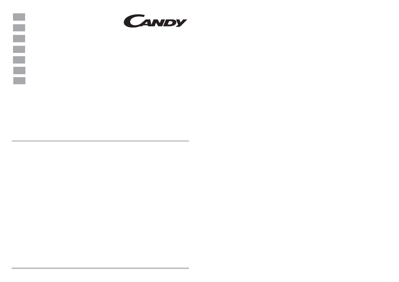 Candy CDF 615 AX - 84 S User Manual | 33 pages