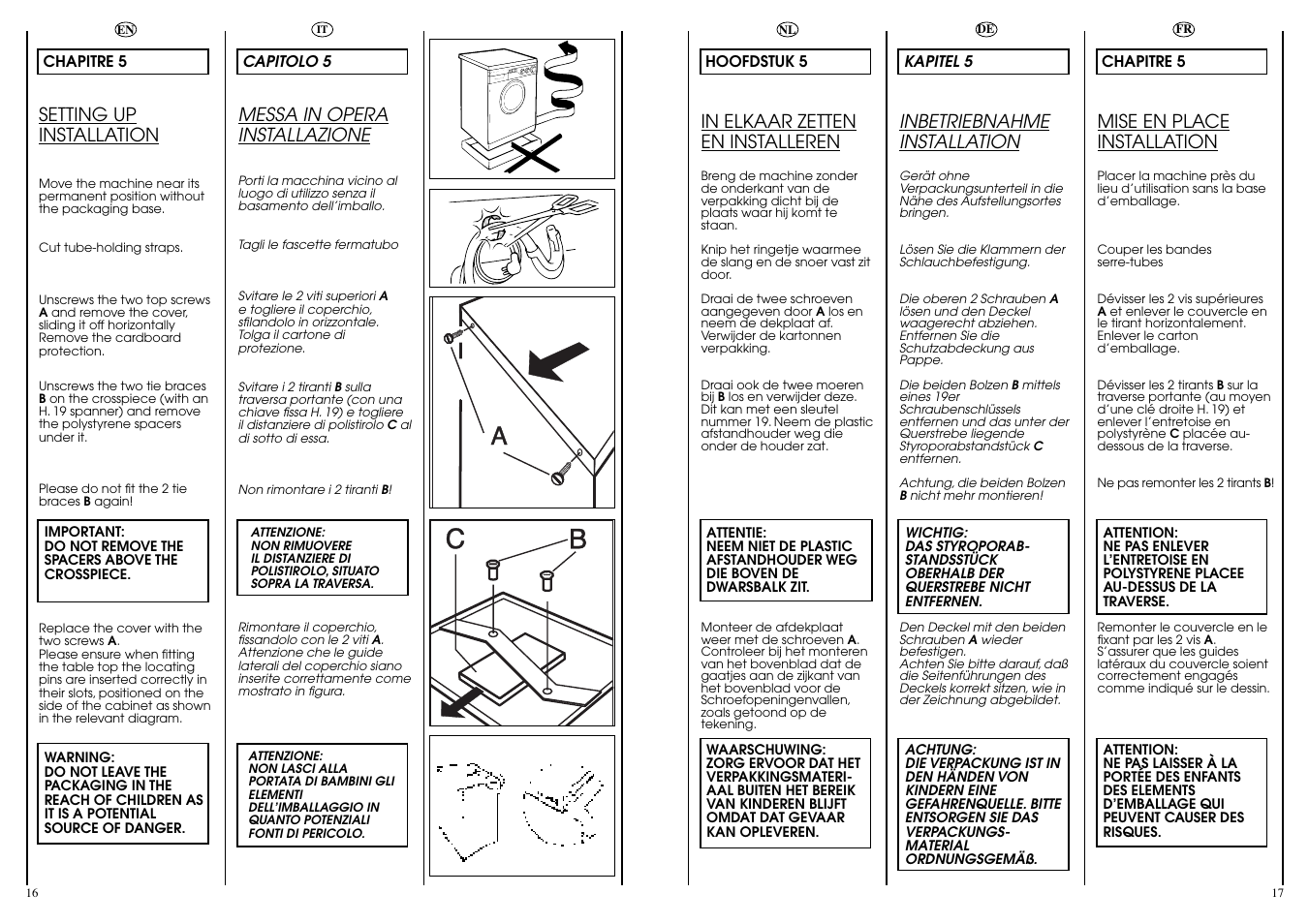 Candy AQUAMATIC 8T User Manual | Page 9 / 33
