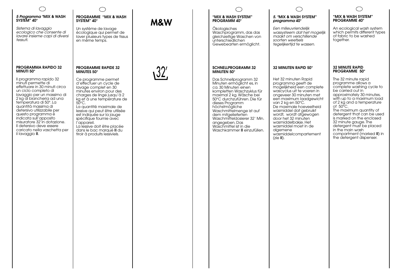 Candy ACTIVA SMART 130 SY CE User Manual | Page 22 / 37