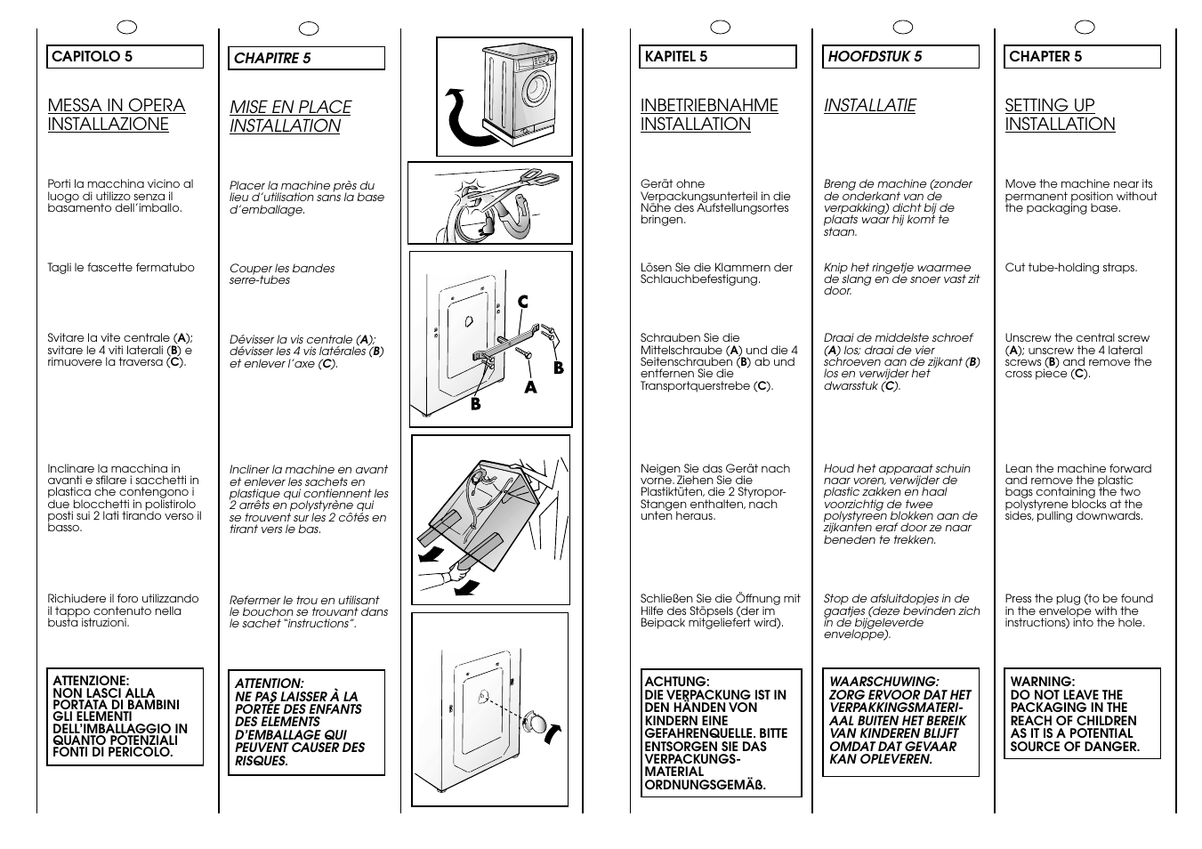 Candy ACTIVA SMART 130 SY CE User Manual | Page 9 / 37