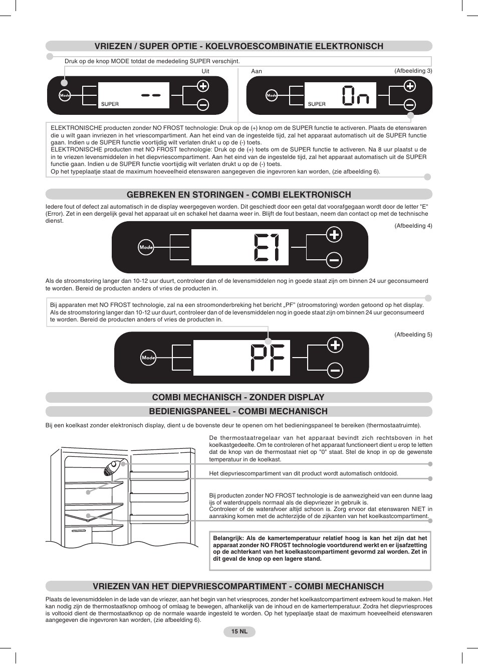 Candy CRCS 6184 X User Manual | Page 16 / 45