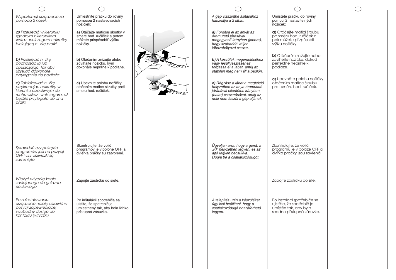 Ab c | Candy C 1150D-16S User Manual | Page 11 / 41