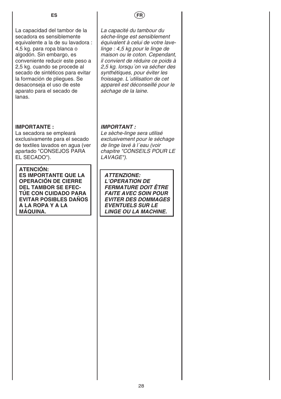 Candy AB CST 10 M User Manual | Page 28 / 48