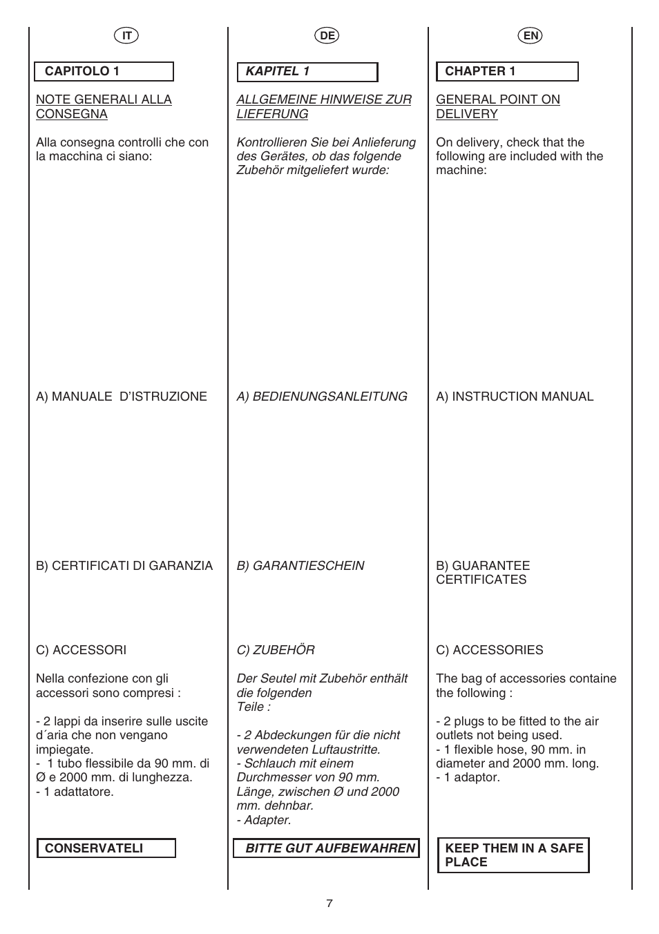 Candy AB CST 10 M User Manual | Page 7 / 48