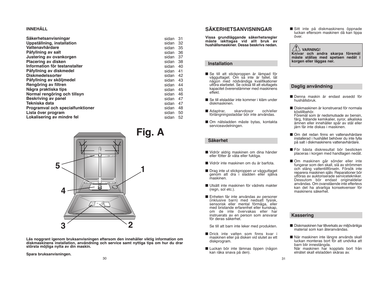 Fig. a | Candy CDI 1010__2-S User Manual | Page 16 / 69