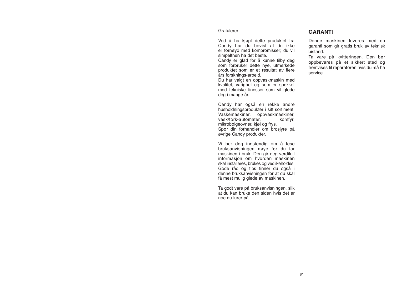 Candy CDI 1010__2-S User Manual | Page 41 / 69