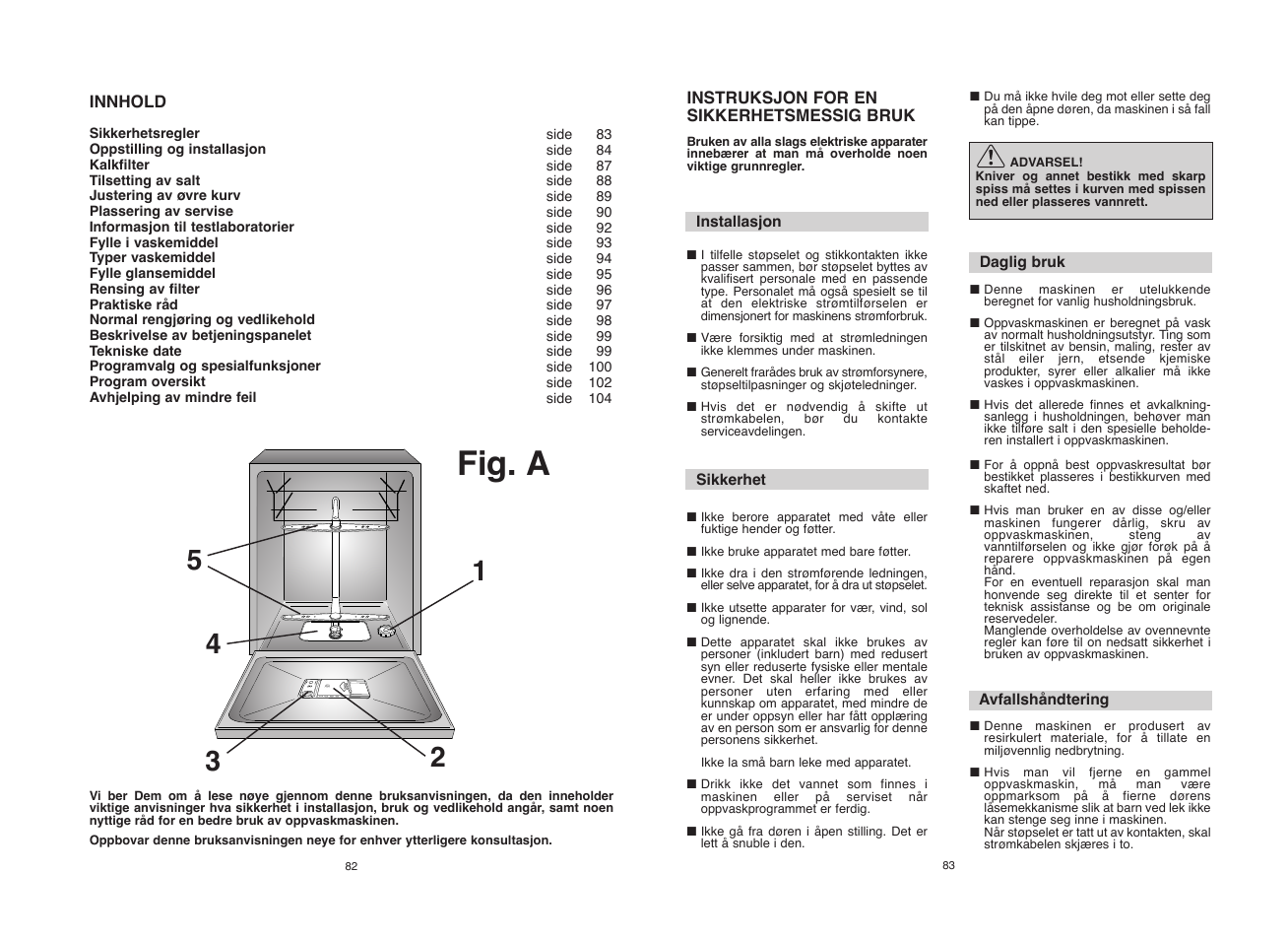 Fig. a | Candy CDI 1010__2-S User Manual | Page 42 / 69