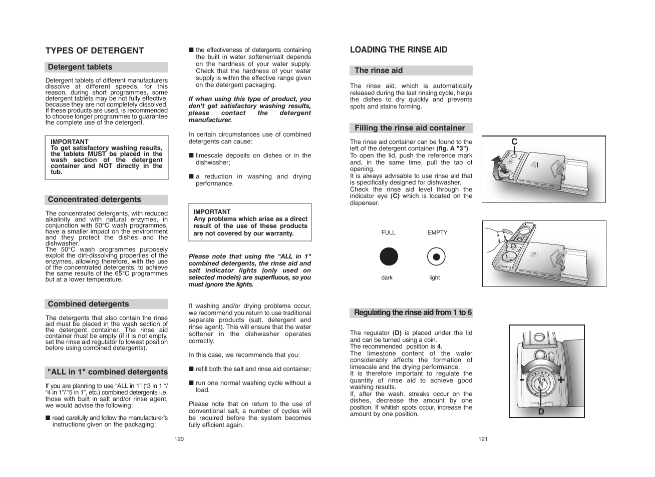 Candy CDI 1010__2-S User Manual | Page 61 / 69