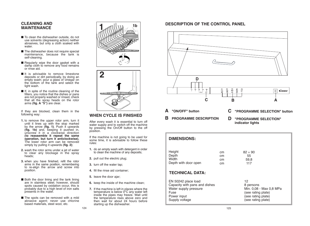 Candy CDI 1010__2-S User Manual | Page 63 / 69