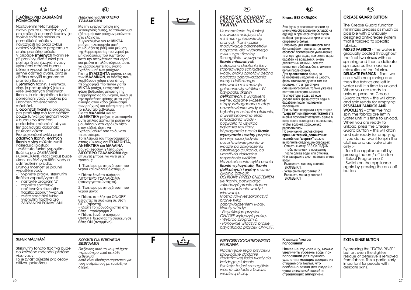 Candy CBE 825 T User Manual | Page 14 / 33