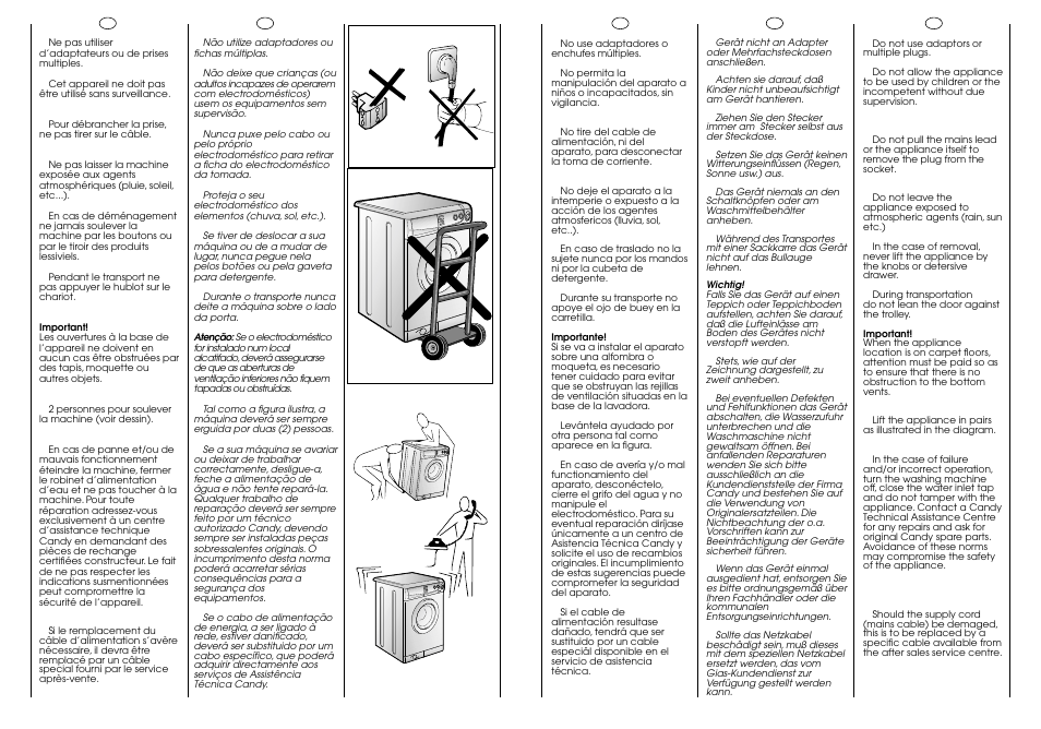 Candy CB 412 XT User Manual | Page 7 / 33