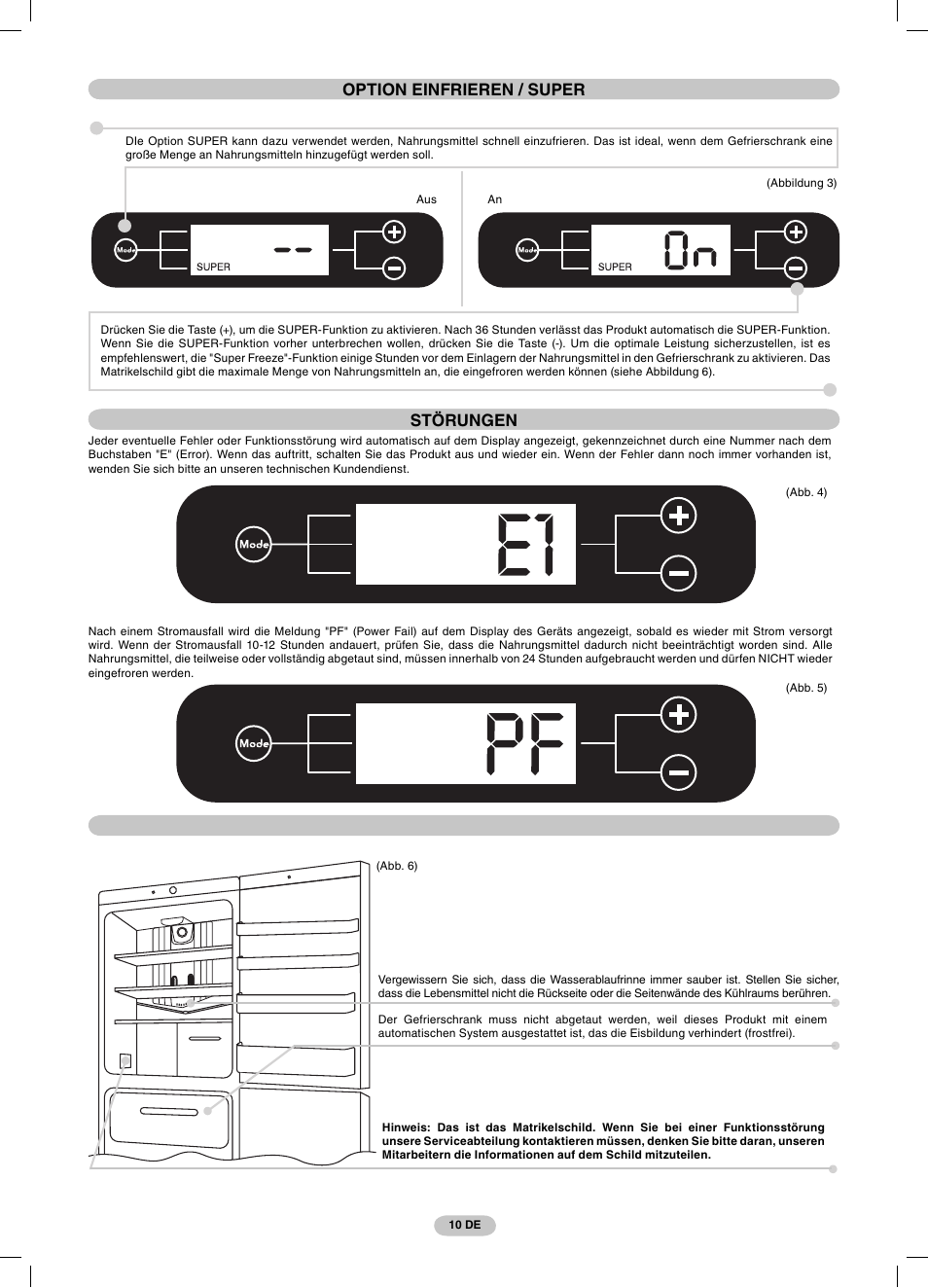 Candy CSCN 7615 E User Manual | Page 10 / 32