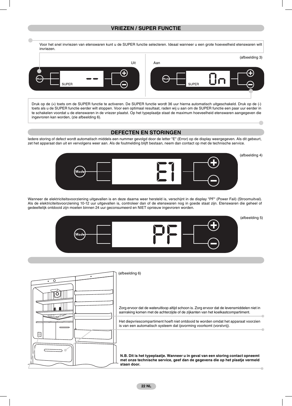 Candy CSCN 7615 E User Manual | Page 22 / 32