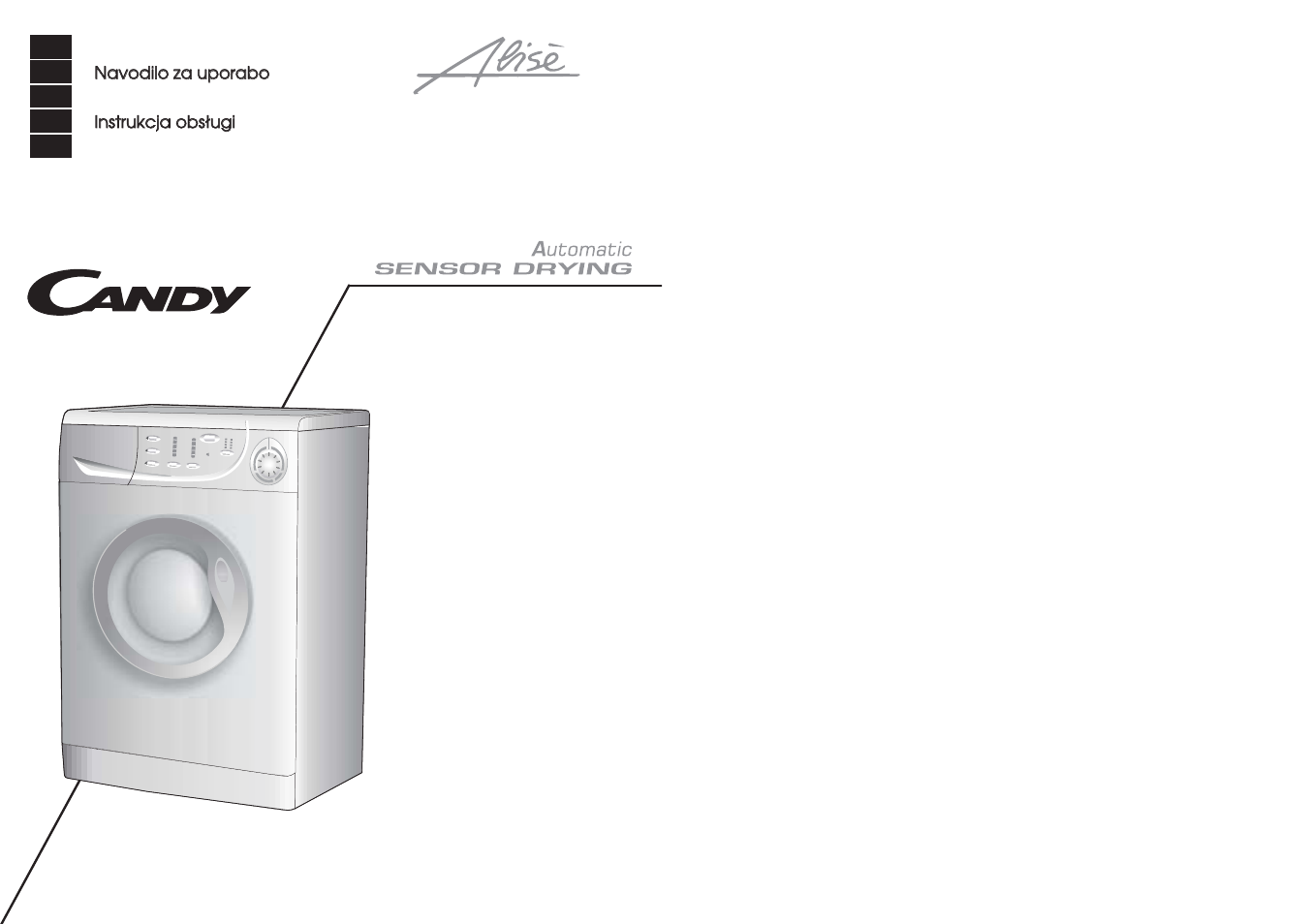 Candy WD ALISE'CMD 106-16S User Manual | 49 pages