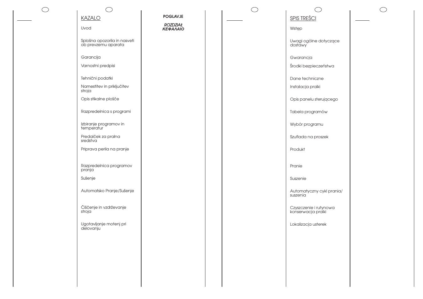 Candy WD ALISE'CMD 106-16S User Manual | Page 3 / 49
