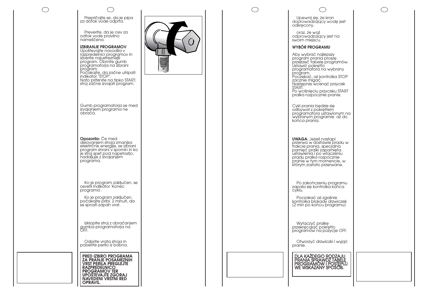 Candy WD ALISE'CMD 106-16S User Manual | Page 34 / 49