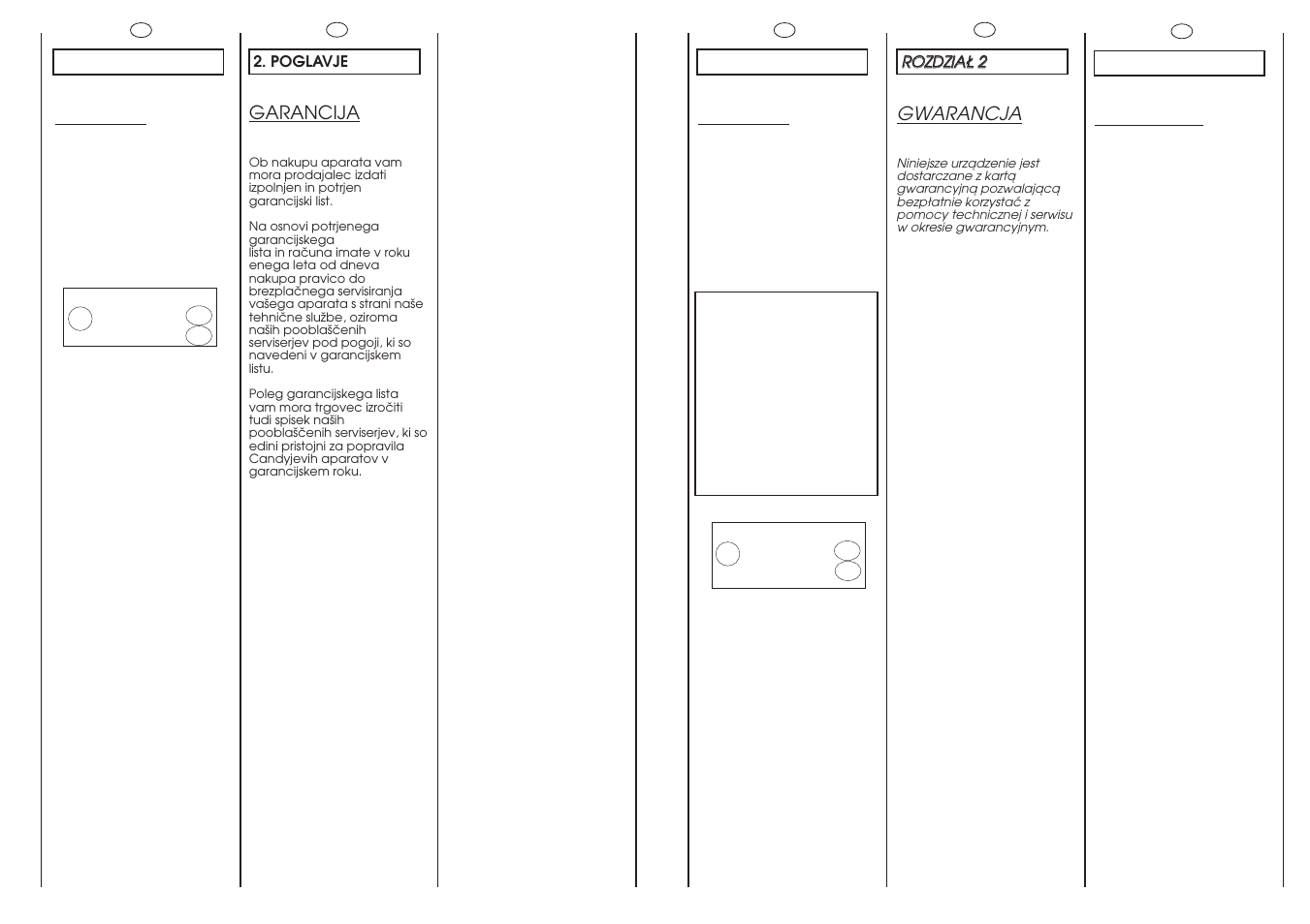 Candy WD ALISE'CMD 106-16S User Manual | Page 5 / 49