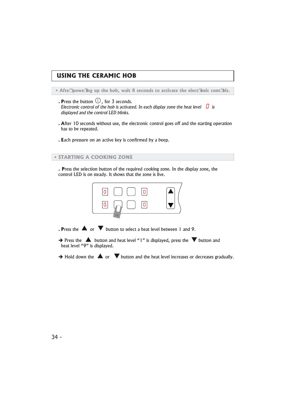 Candy PMI 4100 N User Manual | Page 34 / 64