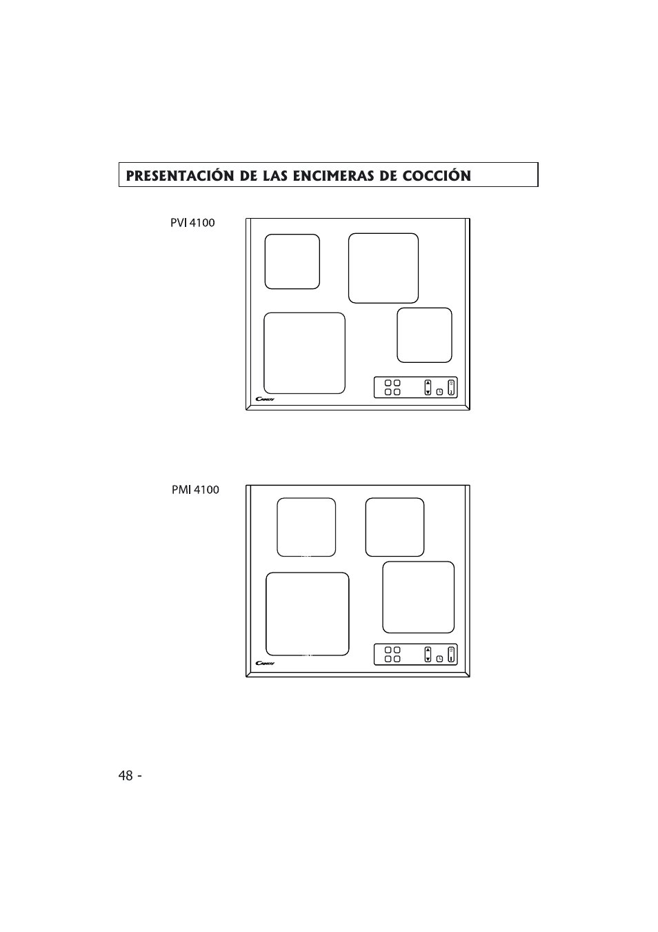 Candy PMI 4100 N User Manual | Page 48 / 64