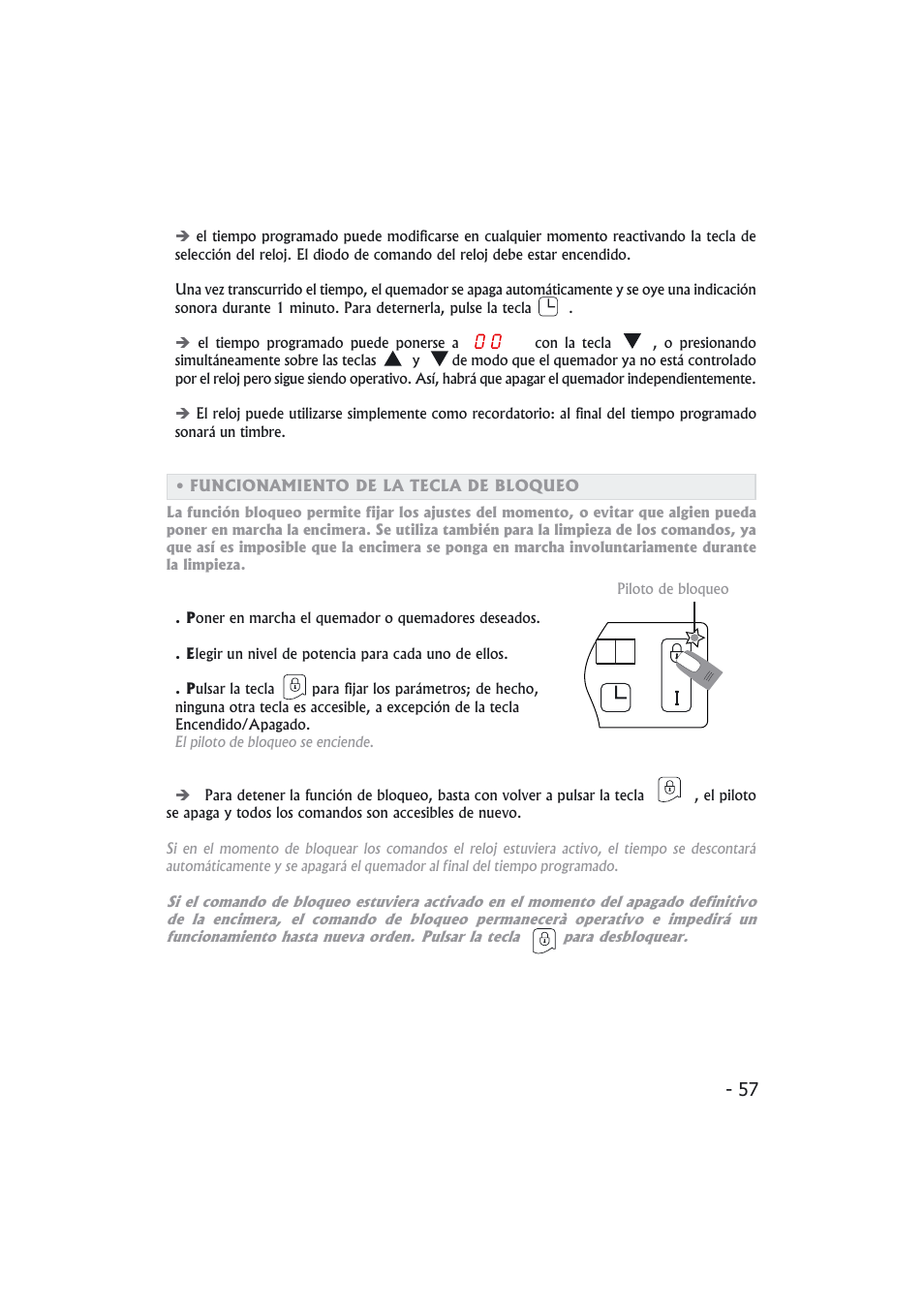 Candy PMI 4100 N User Manual | Page 57 / 64