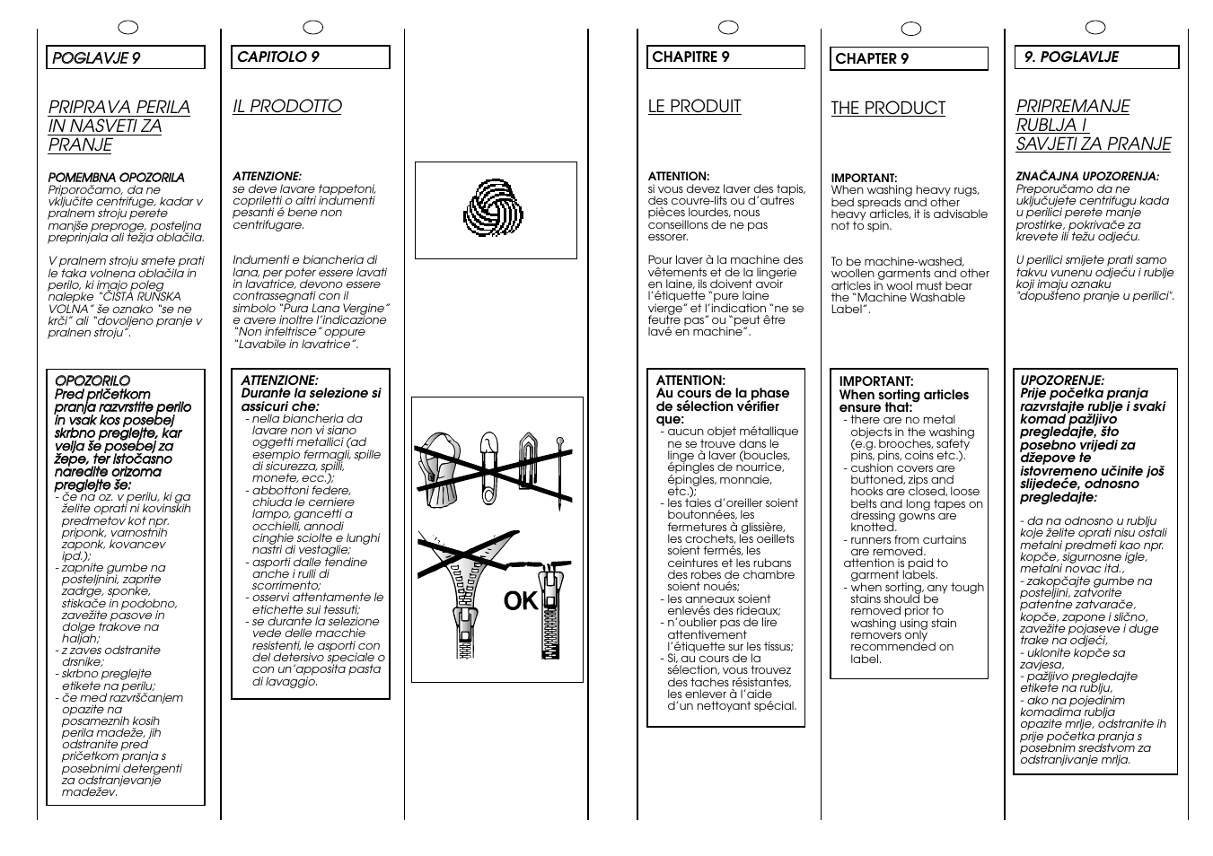 Candy CG 654 XT User Manual | Page 19 / 33