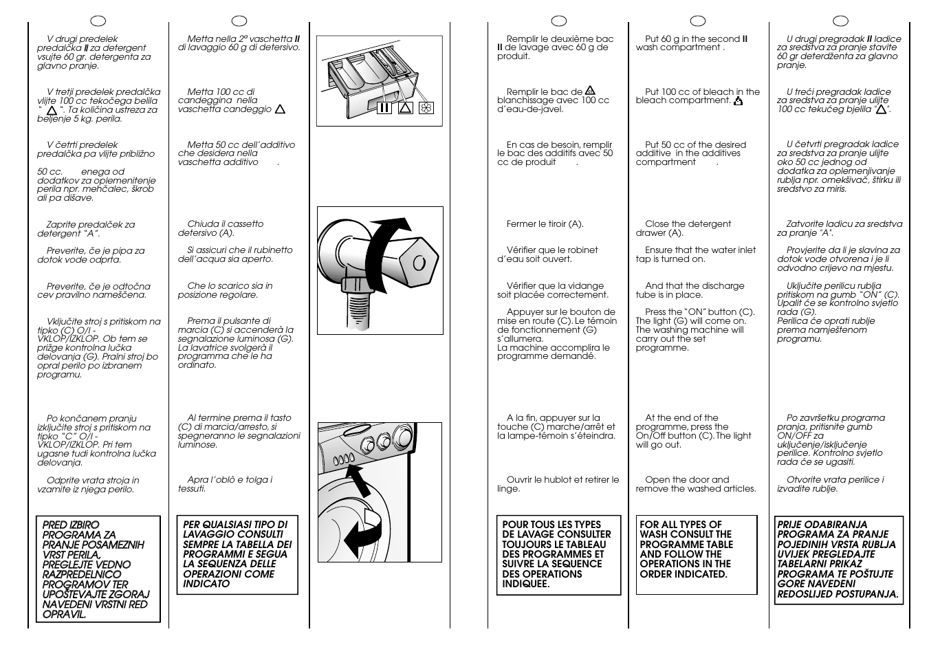 Candy CG 654 XT User Manual | Page 27 / 33