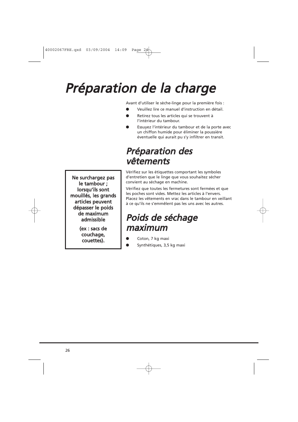 Candy AB CDC 779 XT - 88 SY User Manual | Page 26 / 76