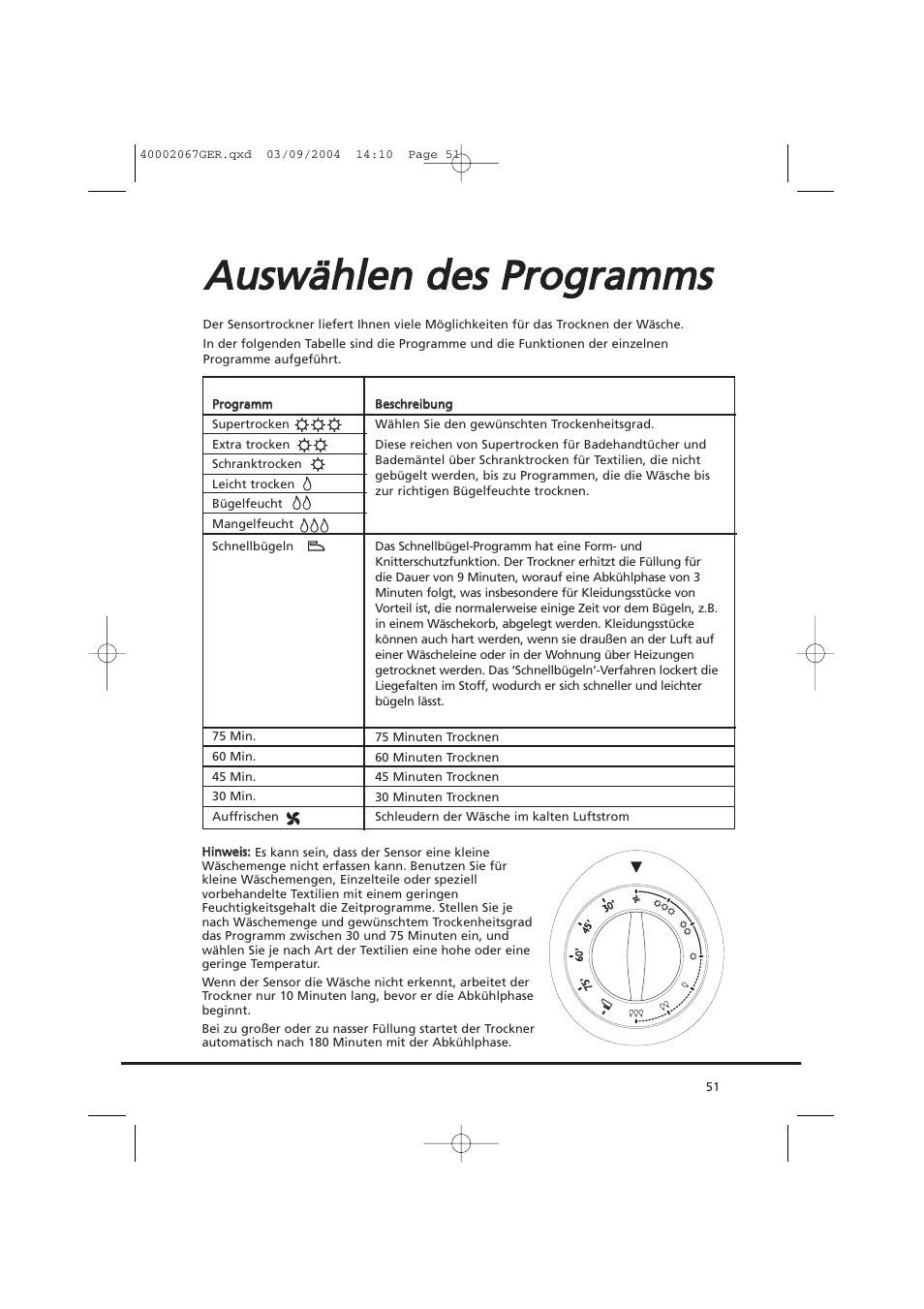 Candy AB CDC 779 XT - 88 SY User Manual | Page 51 / 76