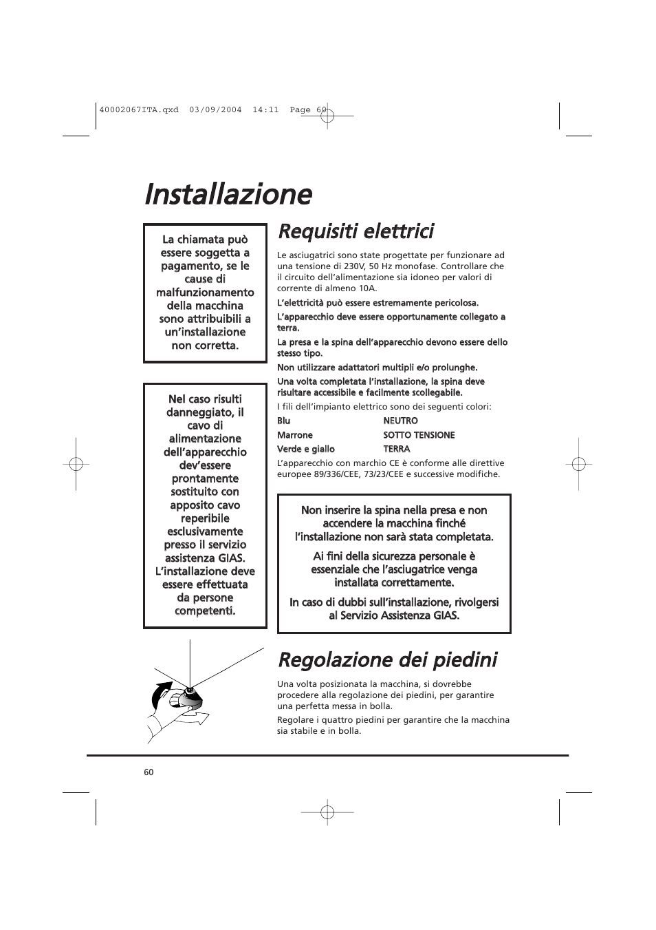 Candy AB CDC 779 XT - 88 SY User Manual | Page 60 / 76