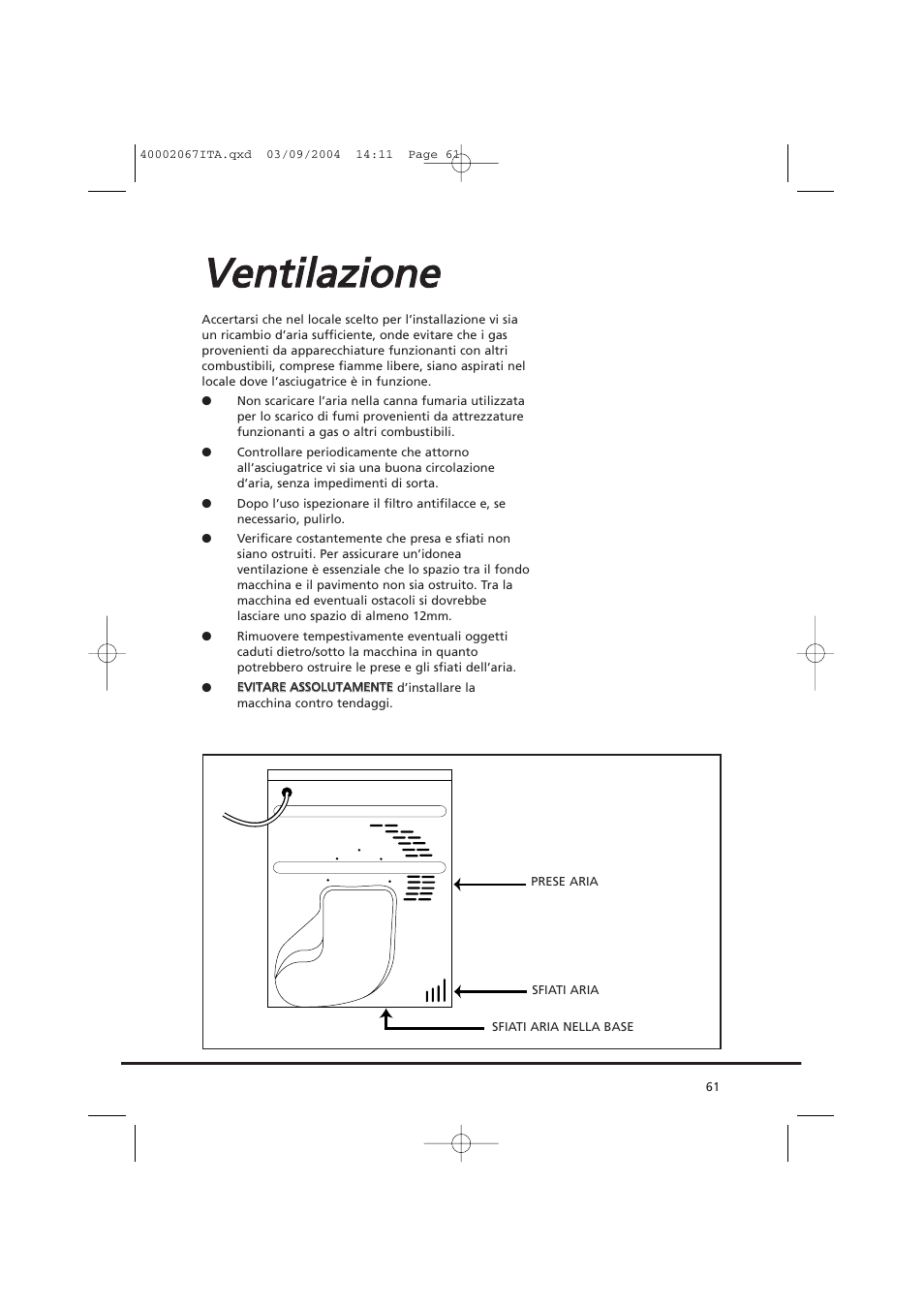 Vve en nttiilla az ziio on ne e | Candy AB CDC 779 XT - 88 SY User Manual | Page 61 / 76
