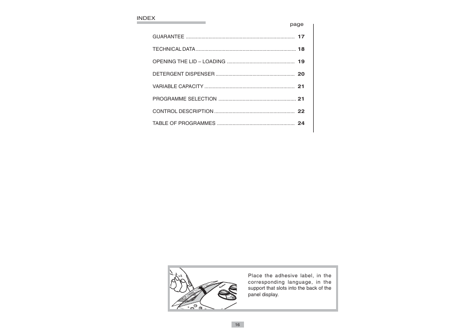 Candy CTS 83 T User Manual | Page 2 / 12