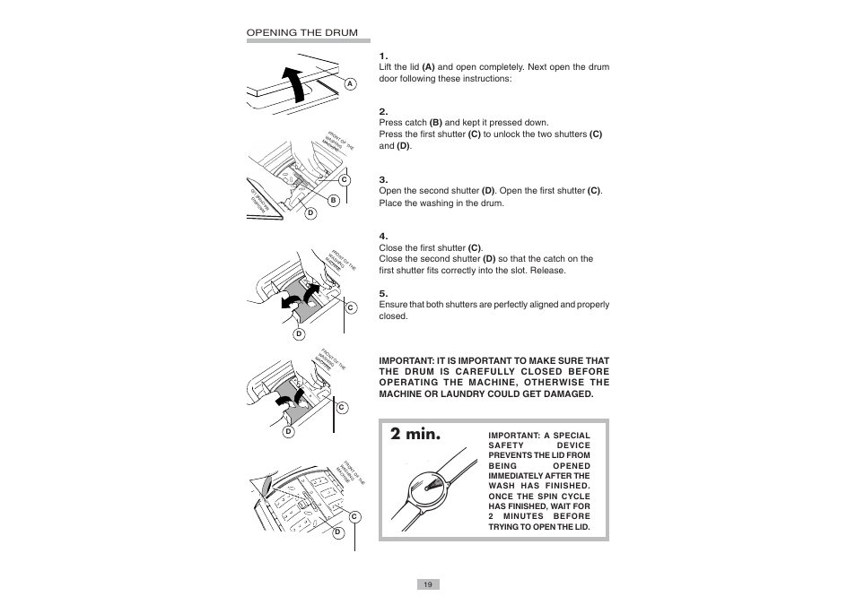 2 min | Candy CTS 83 T User Manual | Page 5 / 12