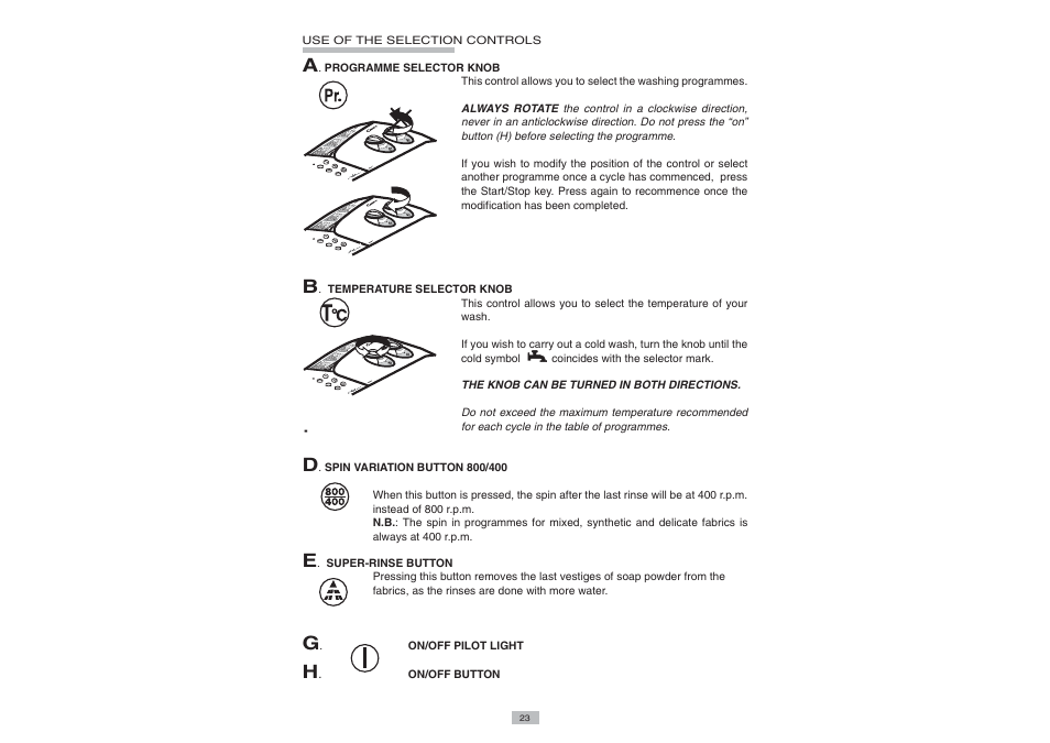 Candy CTS 83 T User Manual | Page 9 / 12