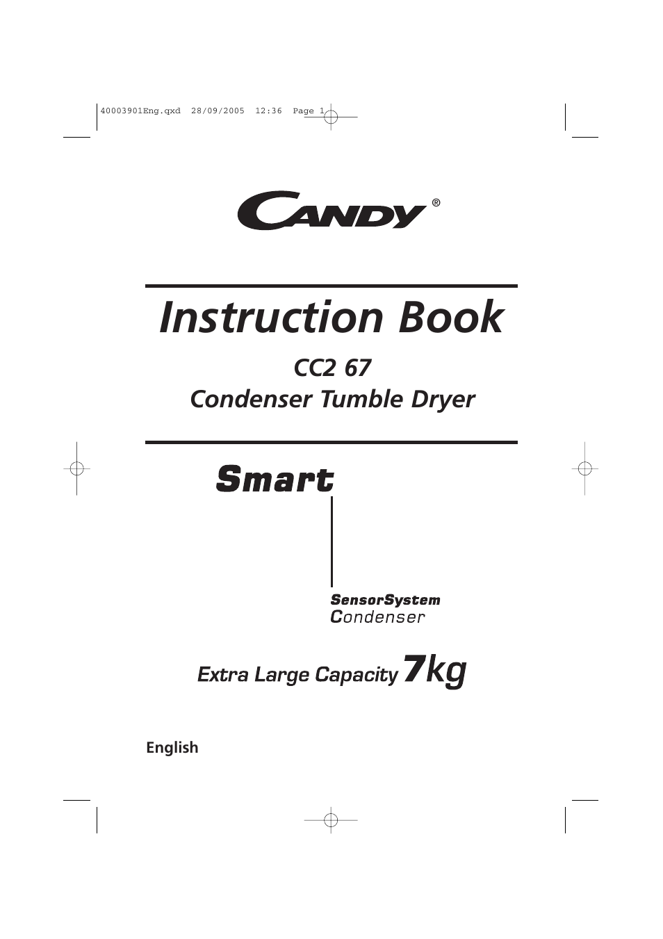 Candy CC2 67-80 User Manual | 24 pages