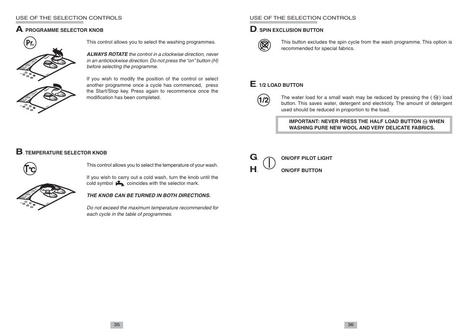 Candy LB CTS 65 T UNI User Manual | Page 5 / 6