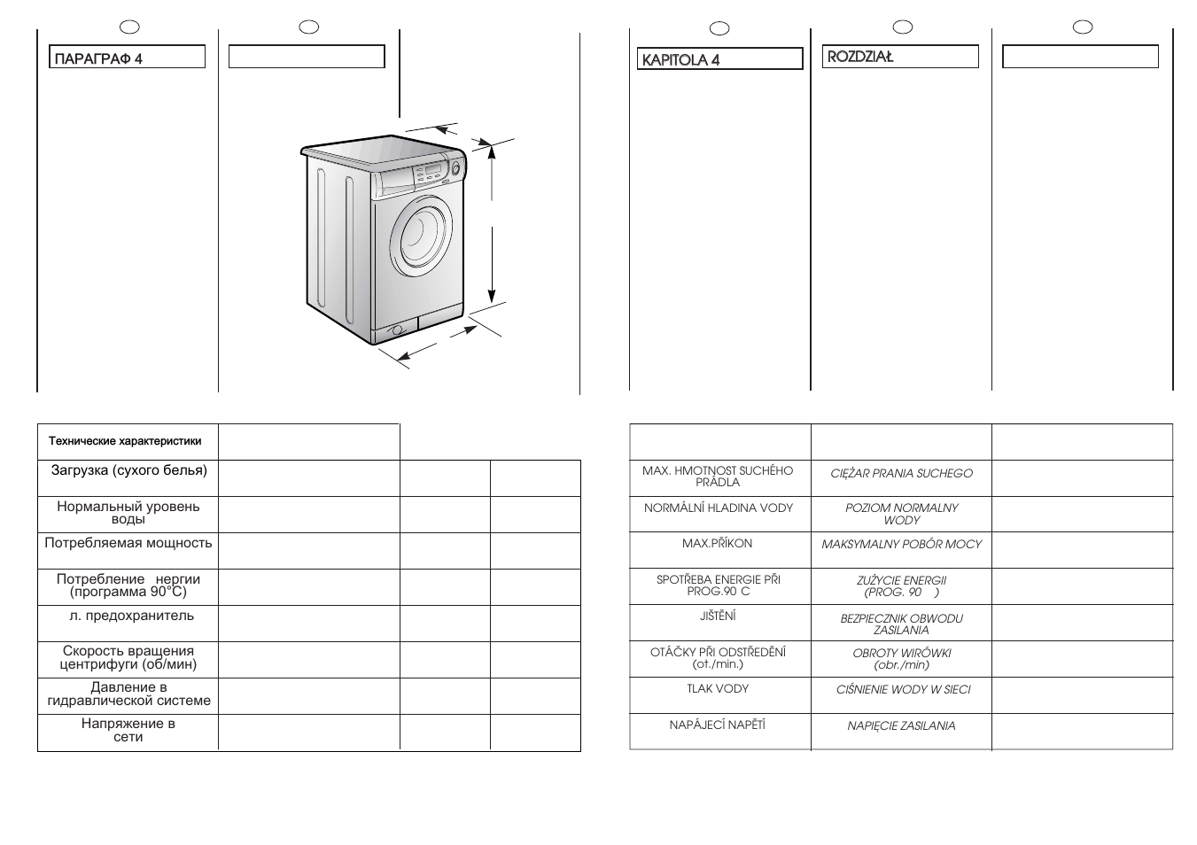 Candy LB ACS 80 P SY User Manual | Page 8 / 37