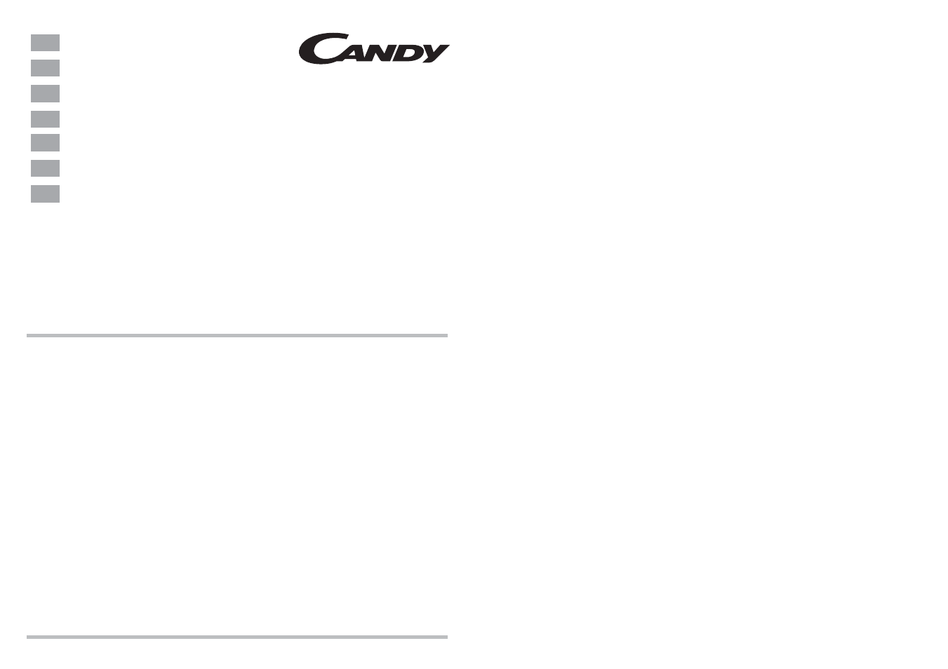 Candy CDI 4015-S User Manual | 37 pages