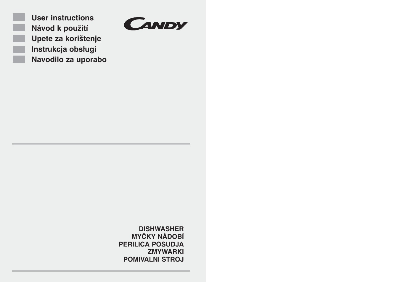 Candy CD 112 - 41 S User Manual | 17 pages